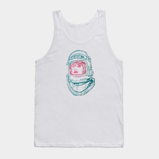 Cosmonaut Girl Tank Top